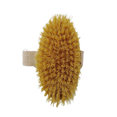 Función de masaje Amarillo Seco húmedo Cuerpo cepillado Borlas suaves Esfoliación natural Piel muerta Celulita lisa Retardar el envejecimiento Estimular la linfa y el flujo sanguíneo
