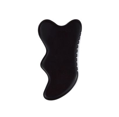 Pedra Negra Natural Gua Sha Herramienta de Masaje para Pies Cuello Volte Masaje Facial Profesional y Durable