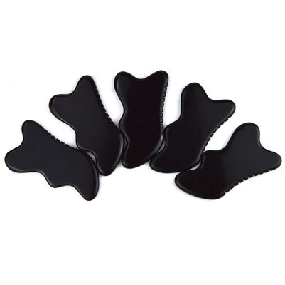 Pedra Negra Natural Gua Sha Herramienta de Masaje para Pies Cuello Volte Masaje Facial Profesional y Durable
