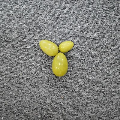 Kegel curativo natural amarillo olivino cuarzo piedra de jade huevos Yoni para el ejercicio vaginal tema de amor y productos calientes
