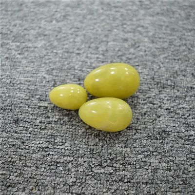 Kegel curativo natural amarillo olivino cuarzo piedra de jade huevos Yoni para el ejercicio vaginal tema de amor y productos calientes