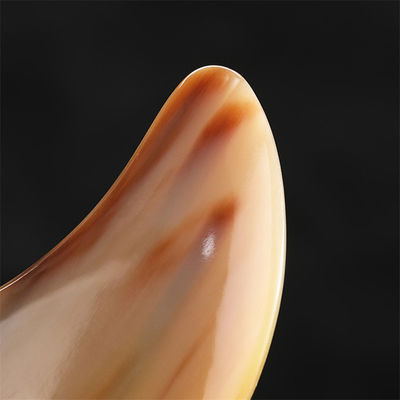 Guía de belleza facial Gua Sha Herramienta Cuerno de toro Tabla de raspado en forma de corazón para el cuidado de la piel del cuerpo y bastón de acupuntura