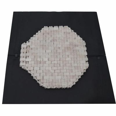 Máscara para los ojos de piedra de piedra natural de piedra preciosa de jade, máscara para dormir para el antienvejecimiento, máscara de pecho de cuarzo rosa