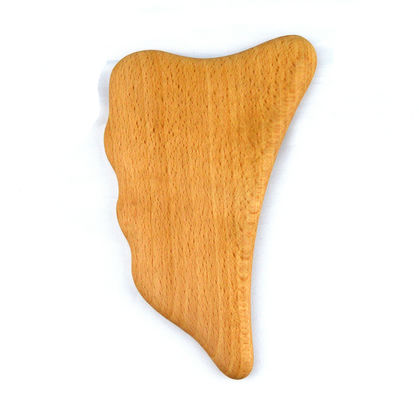 Logotipo personalizado Masajista de Gua Sha de madera Herramienta de masaje corporal para el cuidado personal de la piel Spa Estiramiento facial belleza