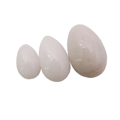 Productos sexuales Huevo de piedra de jade para mujeres Ejercicio de Kegel Huevo de jade blanco natural Yoni