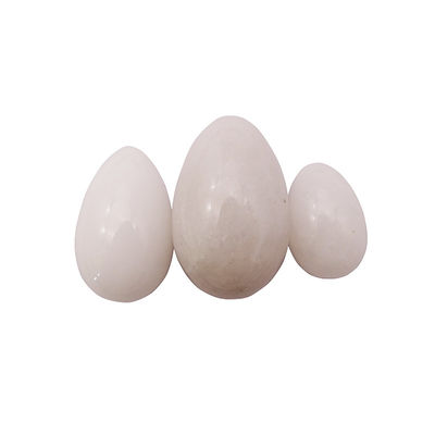 Productos sexuales Huevo de piedra de jade para mujeres Ejercicio de Kegel Huevo de jade blanco natural Yoni