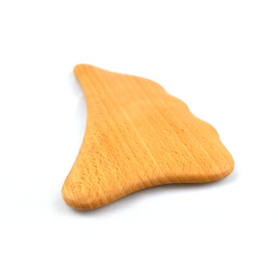 Logotipo personalizado Masajista de Gua Sha de madera Herramienta de masaje corporal para el cuidado personal de la piel Spa Estiramiento facial belleza