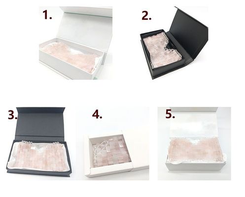 21*9cm Rosa natural de cuarzo masaje de cuentas de ojos de belleza máscara facial curación de jade máscara con entrega en todo el mundo