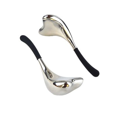 Equipo de masaje Propiedades de acero inoxidable de plata Glóbulos de hielo sirena para la piel de la cara Cuidado de la salud de la piel Spa Cuchara Roller facial 2023