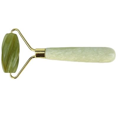 Equipo de masaje facial 100% natural Xiuyan Green Jade Roller Facial Jade Stone Eye Massage Roller de hielo para herramientas de masaje