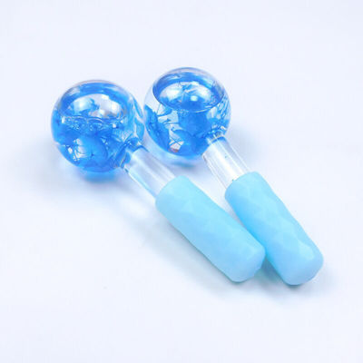 Logotipo personalizado disponibleGlobos de hielo faciales para masaje facial Roller Gua Sha líquido anticongelante para reducir las arrugas de los poros