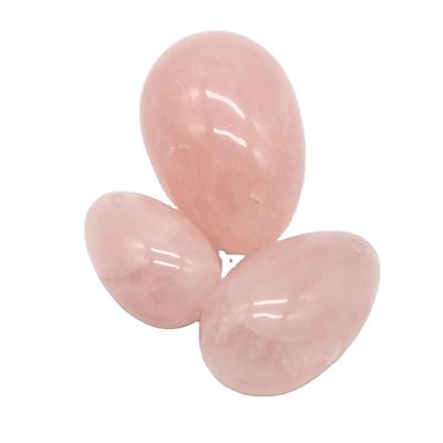 Huevos de piedra preciosa natural para herramientas de ejercicio deportivo