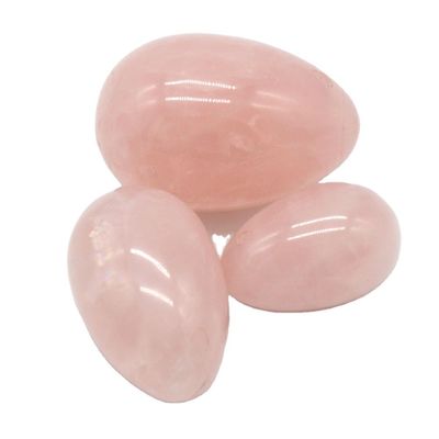 Huevos de piedra preciosa natural para herramientas de ejercicio deportivo