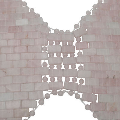 Masajeador de senos Mascarilla para ojos de piedra natural de piedra preciosa de jade Rosa de cuarzo Mascarilla para ojos antienvejecimiento Caliente o frío Usando piedra de hielo Mascarilla para ojos para la cara