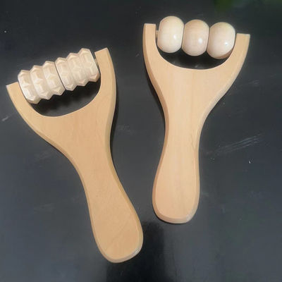 Roller Facial de madera Facial Hierba Madera Masajista para productos de moda Herramientas de belleza para mujer Masaje de la piel de la cara