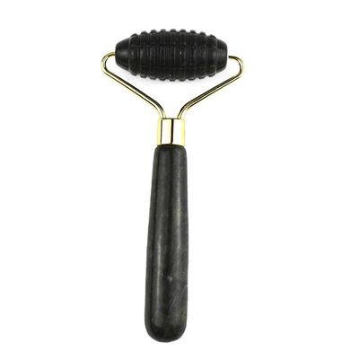 Logotipo personalizado DisponibleD Spikey Natural Xiuyan Jade Facial Guasha Roller Facial Masajista Para Masaje de Piel Gua Sha Herramientas de Belleza Para Mujer