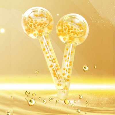 Experimente la sensación refrescante de los globos de enfriamiento y la esencia de caviar de avena para masaje facial