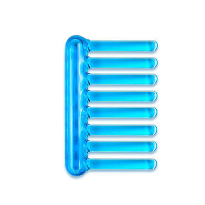 2024 Popular Peinado Gua Sha Lady Peinado de masaje negro/azul para el mantenimiento del cabello largo y la belleza del músculo de hielo de doble función