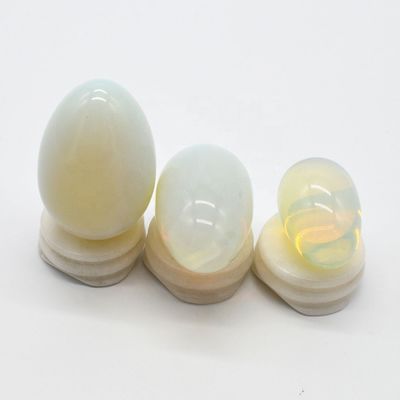 Huevo de Yoni Opalita Ejercicio pélvico Kegel Huevo de Jade para fortalecer los músculos vaginales y masaje con bolas de cristal