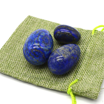 Chakra huevos de piedra natural La última herramienta de ejercicios de Kegel para la salud de la mujer 45*30/40*25/30*20mm