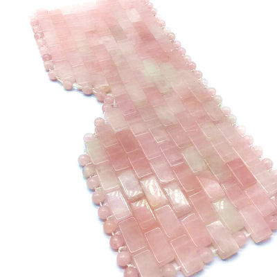 Máscara facial de jade natural de estilo personalizable para belleza y máscara de ojos de cuarzo rosa