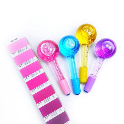 Masaje facial Globo de enfriamiento Borosilicato Globo de hielo de vidrio para tratamientos faciales Roller Ball Spa Face Lift Beauty Cuidado de la piel
