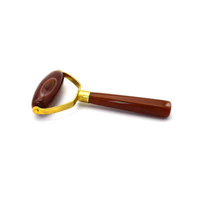 Cara de ágata Gua Sha Roller Cuerpo Cuidado de la piel Piedra Masajeador facial para mujeres para aliviar el estrés y la hinchazón de los ojos
