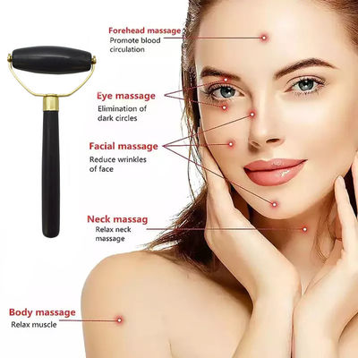 Masaje Facial Masajeador Bian Roller de piedra Gua Sha para antienvejecimiento Arrituras libres Ojo Cuello Cuerpo Guasha tonificación del músculo facial