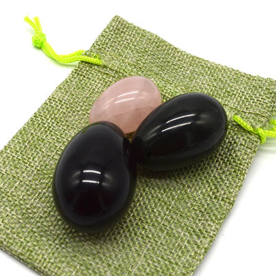 Huevos de jade vaginal de nefrita verde para ejercicios de Kegel y rejuvenecimiento vaginal