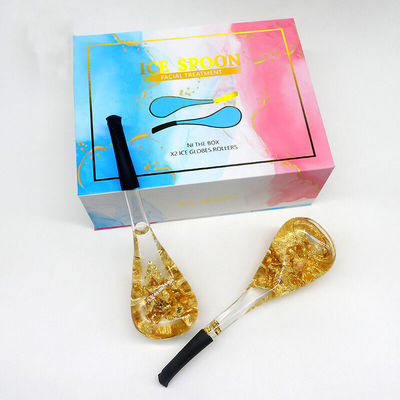 Globos de refrigeración de spa Globos de hielo de rodillos fríos Herramientas para el cuidado de la piel facial para mujeres Rostro Ojos Cosméticos