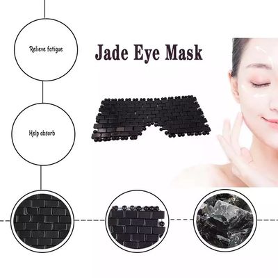 Máscara facial de jade natural ecológica de 16*9cm y máscara facial de cuarzo rosa para ojos