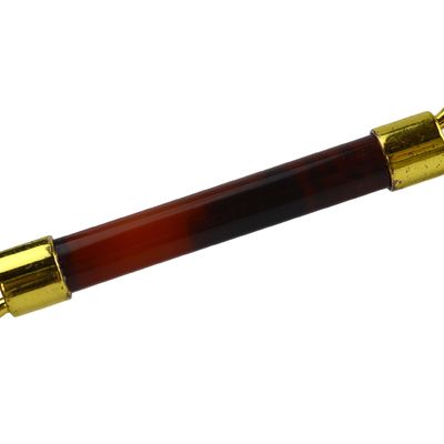Logotipo personalizado DisponibleD 100% Auténtico Natural Carnelian Jade Guasha Roller Masaje Antienvejecimiento Cara Gua Sha Roller