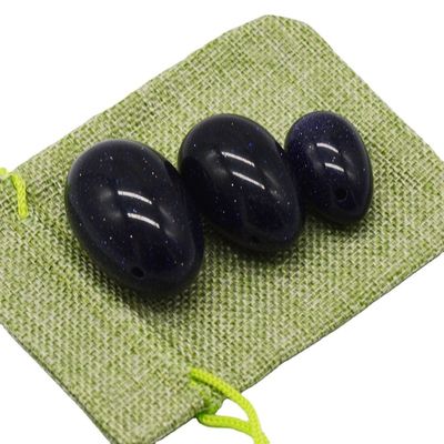 Los huevos de Yoni de jade azul tallados fortalecen los músculos vaginales de manera eficiente