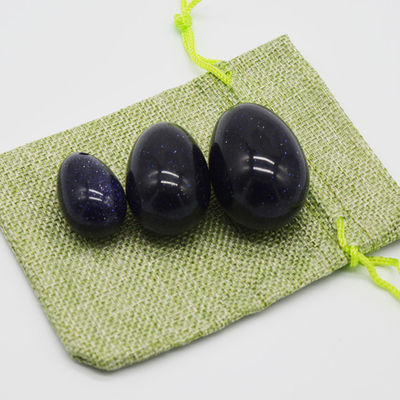 Los huevos de Yoni de jade azul tallados fortalecen los músculos vaginales de manera eficiente