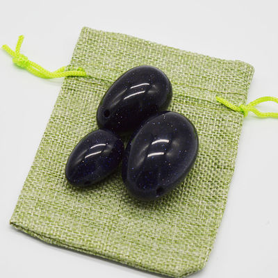 Los huevos de Yoni de jade azul tallados fortalecen los músculos vaginales de manera eficiente