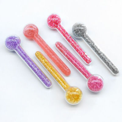Esfera de hielo de colores Bolas pequeñas para el rostro Roller de la piel fría Masajistas de masaje facial Herramienta de masaje de la piel apretado Reducir la hinchazón