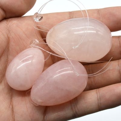 Técnica pulida Huevos Yoni para ejercicios de Kegel Piedras en forma de huevo
