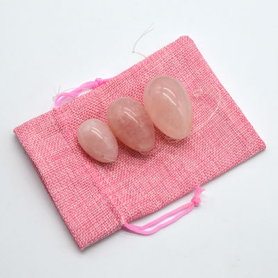 Técnica pulida Huevos Yoni para ejercicios de Kegel Piedras en forma de huevo