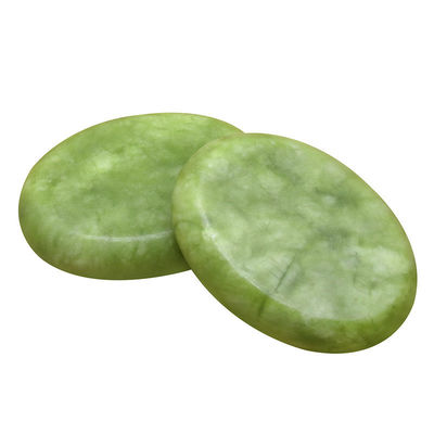 Herramientas de masaje Piedra olivina Masajista Piedra con caja de calentamiento de aluminio Kit de masaje térmico Piedra de energía basáltica para la atención médica