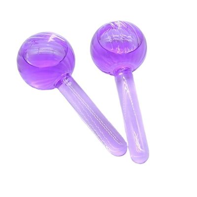 Roller azul para el rostro Masajeadores para la piel fría para el rostro Globos de hielo verdes Dispositivo de masaje de enfriamiento y apretamiento