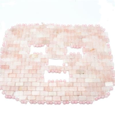 Logotipo personalizado Belleza natural Máscara de piedra de jade Rosa Rosa Cuarzo Diosa Máscara facial Máscara facial