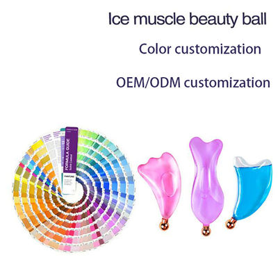 Personalización Hielo Guasha Masaje Facial Lift Herramientas para el cuidado de la piel Frescor de la belleza Facial Globos de hielo Gua Sha Herramienta de masaje para SPA