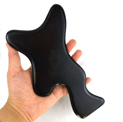 Descubra el poder de la Piedra Bian Negra Gua Sha Herramientas de masaje corporal para la belleza y la relajación