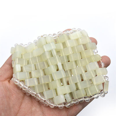 Máscara de ojos de cristal más vendida de atención médica Máscara de ojos de jade natural pura Máscara de ojos de jade Xiuyan Máscara de ojos de jade estilo personalizable