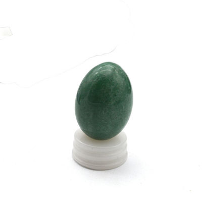 Artesanía de perforación de agujeros Nefrita huevos de jade para el ejercicio de Yoni Yoni Set de 3