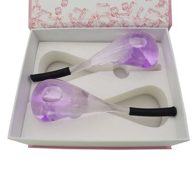 2024 Globo de hielo Globo de hielo Belleza de hielo Herramientas de masaje facial Bola de masaje púrpura para mujer Ojos Cuello Asmr de productos populares