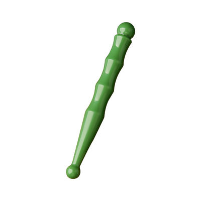 14.5cm Resina de doble cabeza Acupuntura para masaje facial y herramienta de estimulación linfática