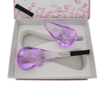 2024 Globo de hielo Globo de hielo Belleza de hielo Herramientas de masaje facial Bola de masaje púrpura para mujer Ojos Cuello Asmr de productos populares
