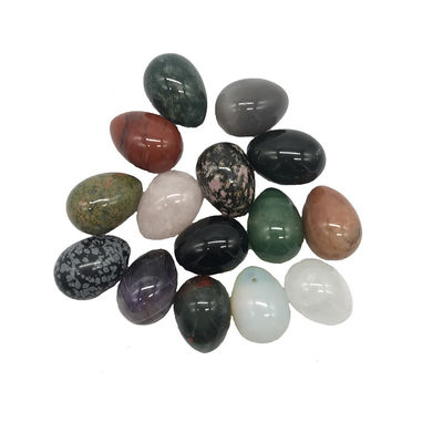 Colorido estilo de arte popular piedra preciosa natural Jade Yoni huevos La adición perfecta a su rutina de salud vaginal