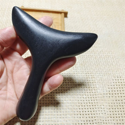 Masajista corporal con certificación ISO9001 Tabla de raspado de piedra natural Bian Gua Sha para masaje de espalda y cepillo de meridianos